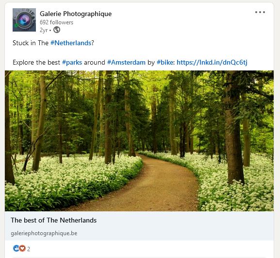 Post LinkedIn