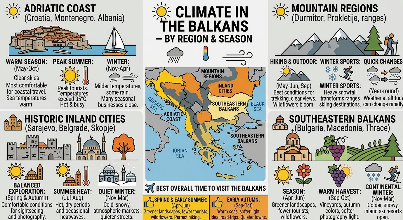 Climate in the Balkans