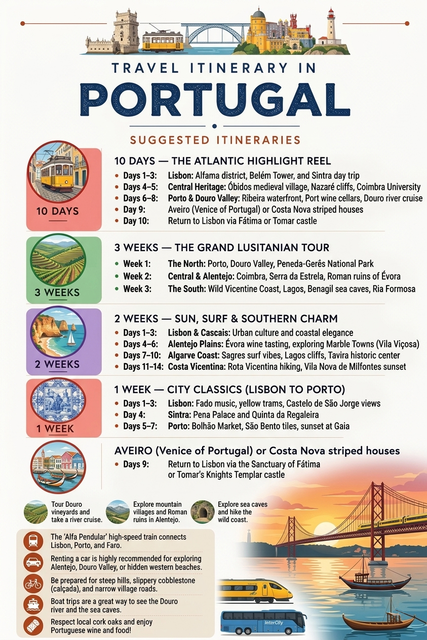 Itineraries in Portugal