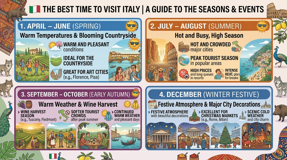 The Best Time to visit Italy