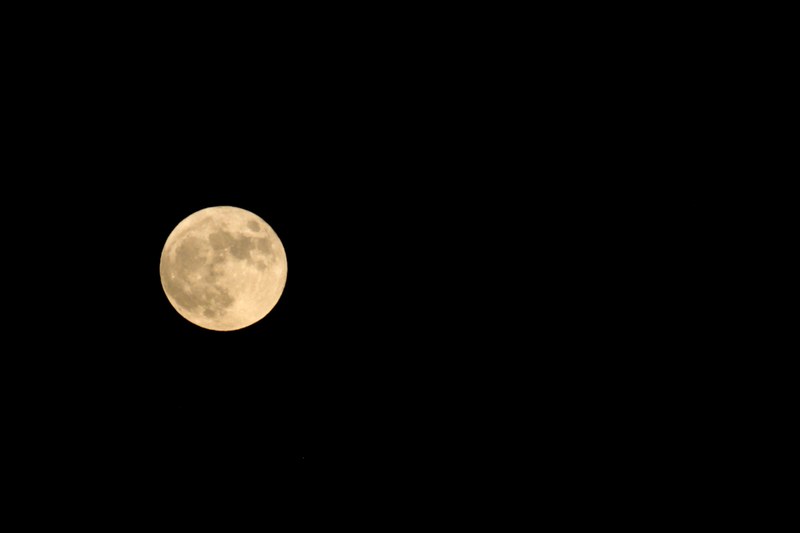 Night photography - Full moon